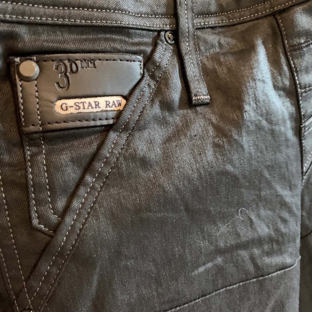 GStar Dean Dark Black Cobbler Skinny Cigarette